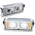 Dual Projector LED DRL Headlights for Kenworth W900/Western Star 4800 (1981–2019)
