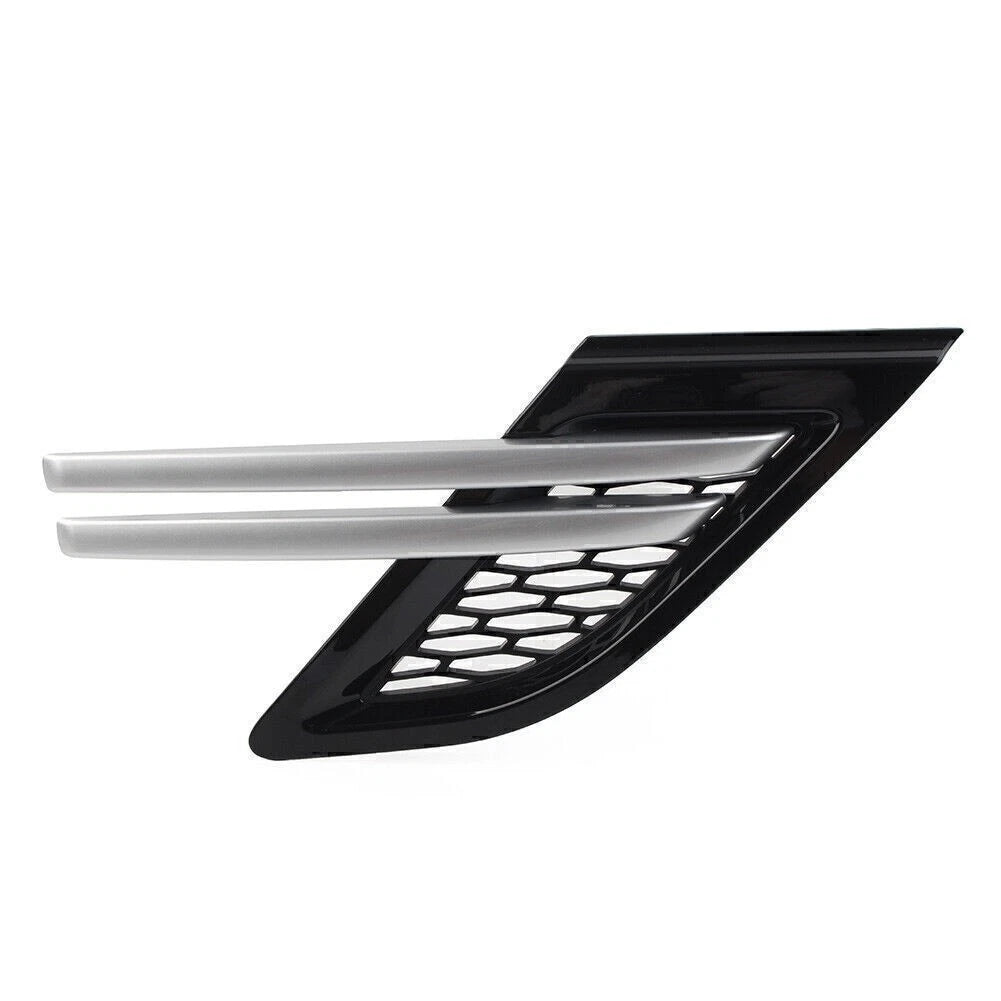 Front Fender Air Vents Grill for Range Rover Sport (2014–2017) Black/Silver