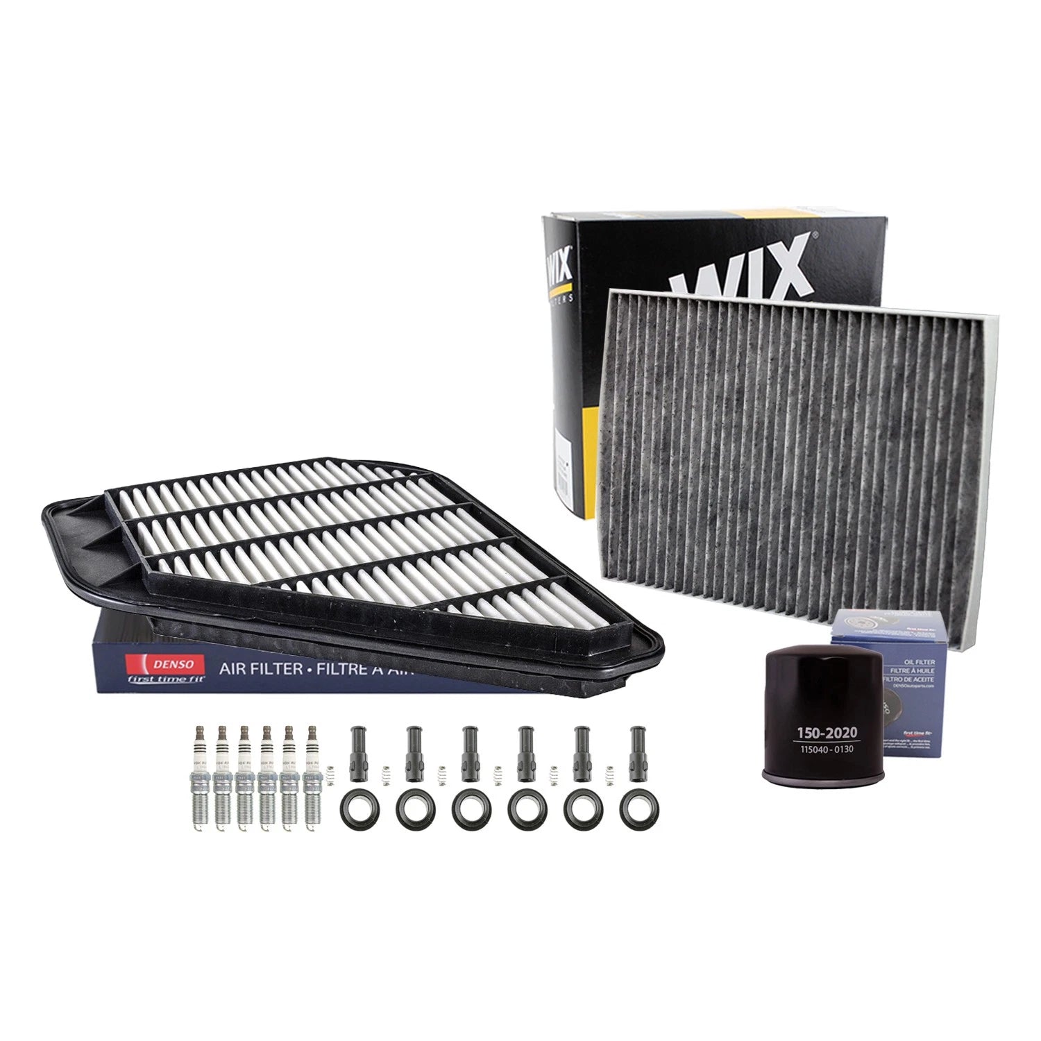 Tune Up Kit with 6 NGK Spark Plugs & Boots for Acadia Enclave Outlook (2007–2017)