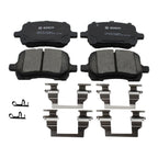 Front Rotors & Bosch QuietCast Ceramic Brake Pads Kit for G6 Malibu Aura (2005–2010)