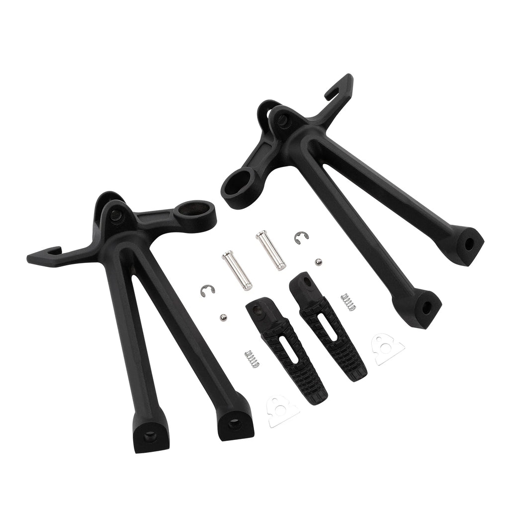 Passenger Footrest Footpegs Bracket for Suzuki GSXR1000 (2007–2008) Sand Black