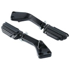 Black Rear Footpeg Mounts for Harley Dyna Fat Bob Low Rider Super Glide (2006-2017)