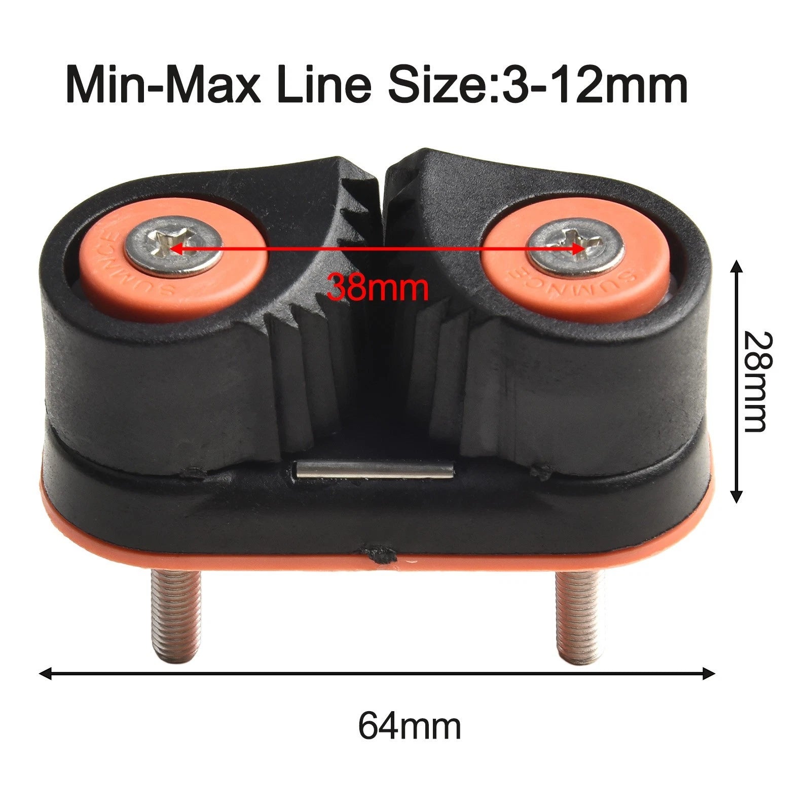 Rope Clamp System for Sailing and Kayaking Accessories