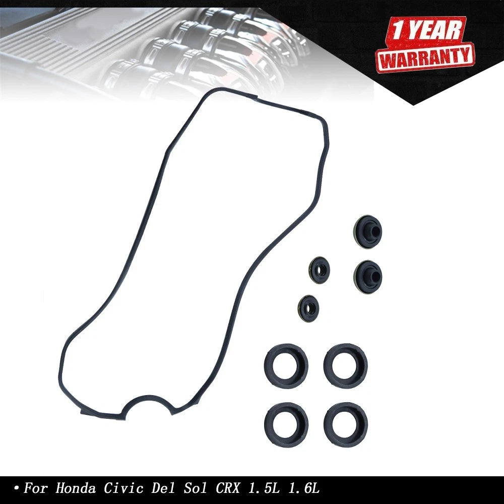 Engine Valve Cover Gasket Set for Honda Civic Del Sol CRX (1992–2000)