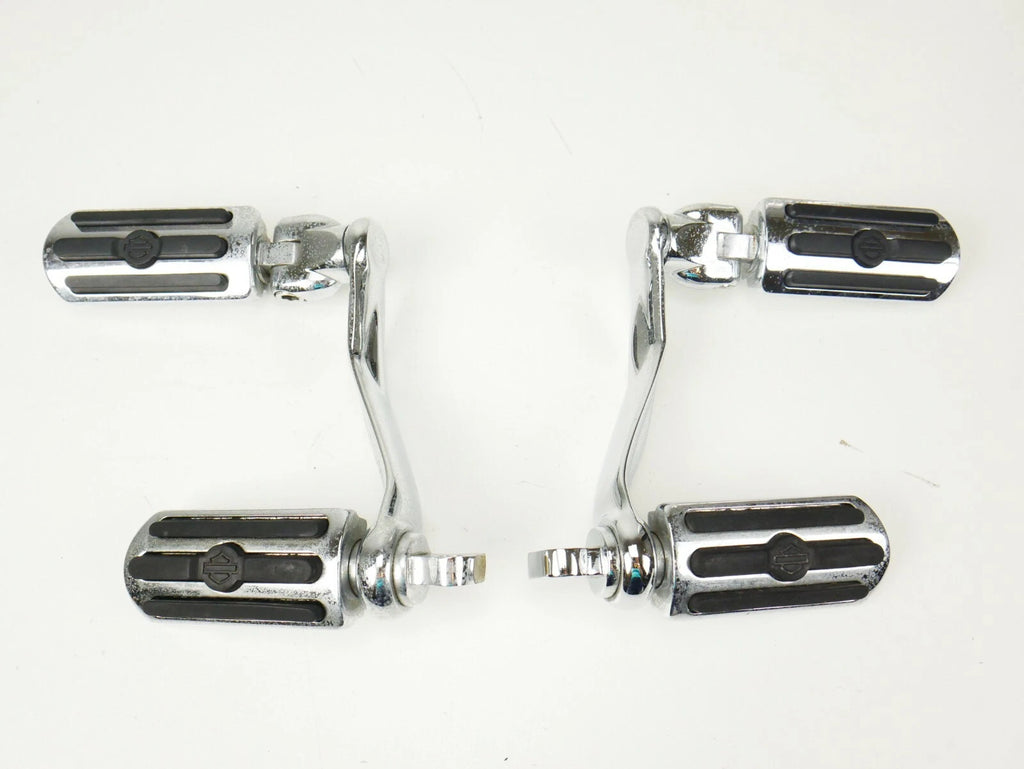 Set of 2 Chrome Crash Bar Highway Pegs for Harley Davidson (1988–2021)