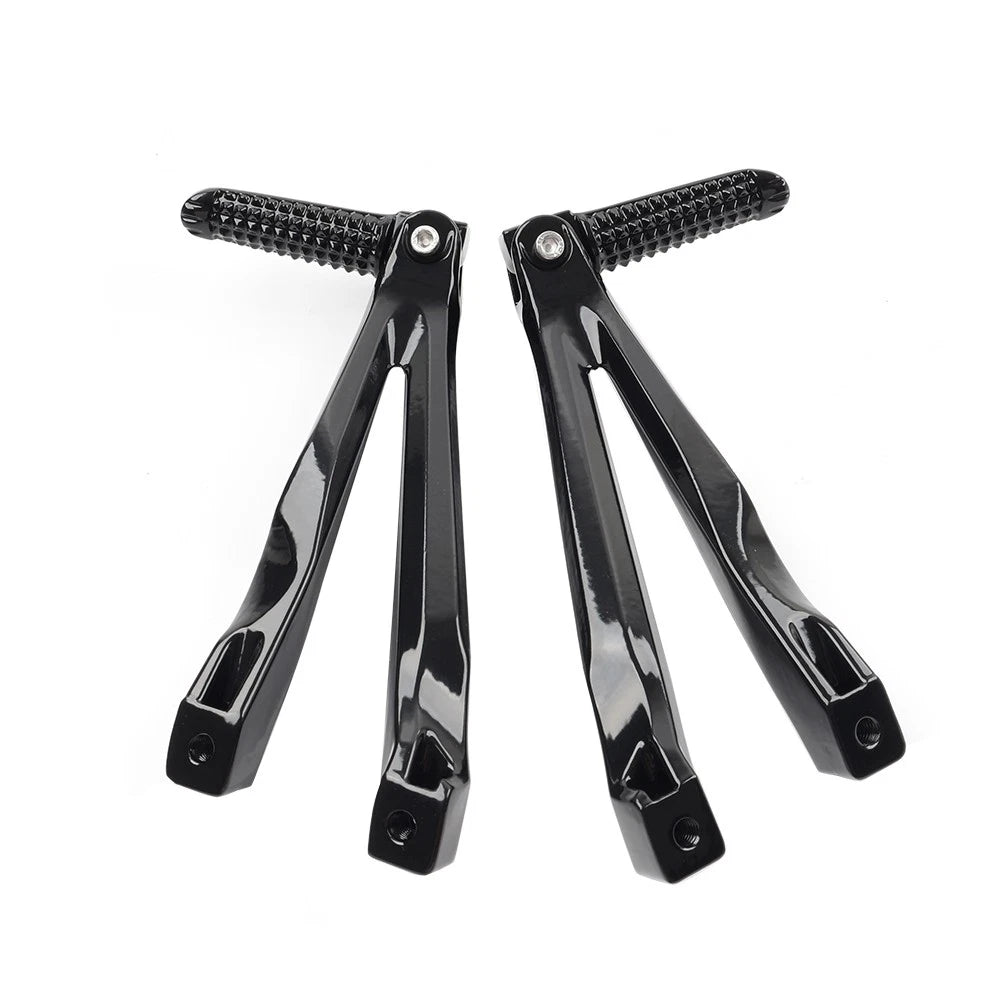 Set of 2 Rear Passenger Footrests Foot Pegs Bracket for Yamaha YZF R1 (2004–2008)