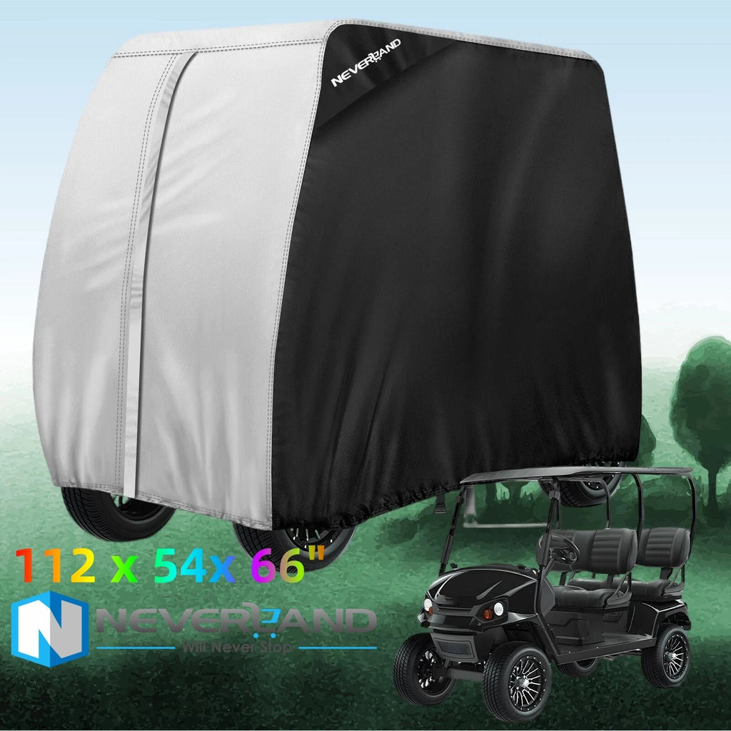 Golf Cart Cover for EZGO, Club Car, Yamaha (4 Passenger)
