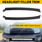 2Pcs Front Bumper Grille Headlight Filler Trim Kit for Toyota 4Runner (2003–2005)