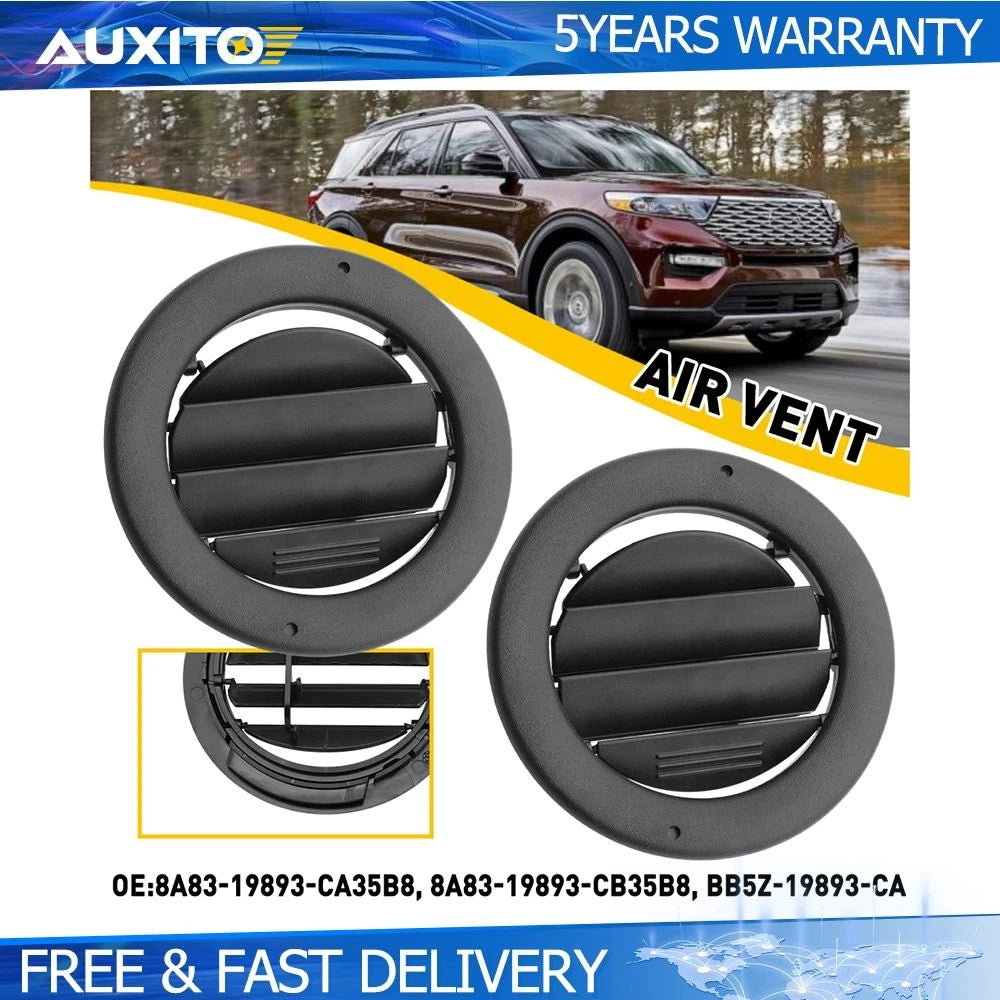 LouverAC Dashboard Heater Air Vent for Ford Explorer (2011–2019) BB5Z-19893-CA H