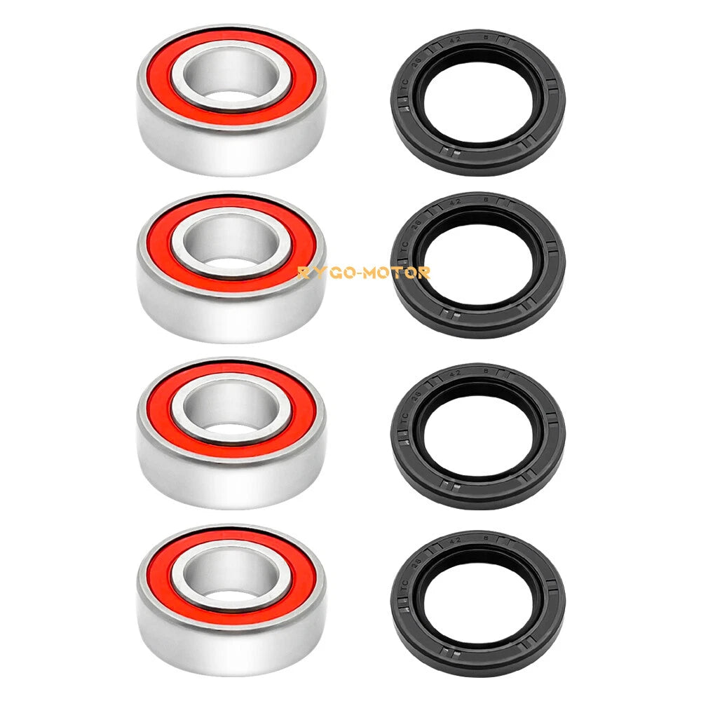 Front Wheel Hub Bearings Seals for Honda FourTrax TRX200 TRX200D (1990–1997)
