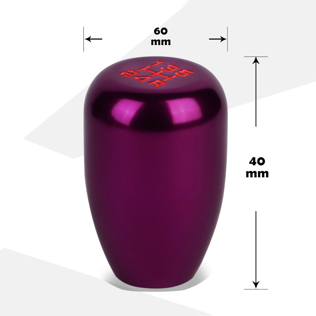 5-Speed Manual Transmission Aluminum Short Throw Shift Knob for Universal (–)