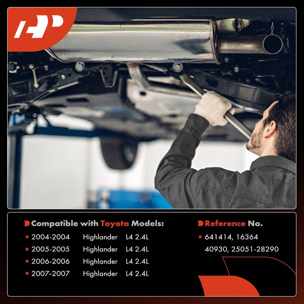 Front Catalytic Converter for Toyota Highlander (2004–2007)