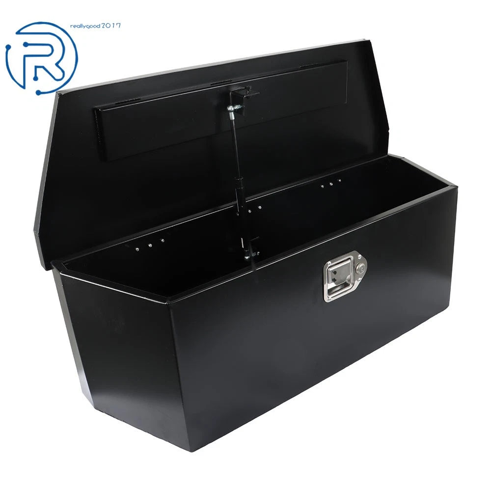 Truck Tongue Tool Box for Flatbed Trailers (35" x 12.2" x 11.8") Black