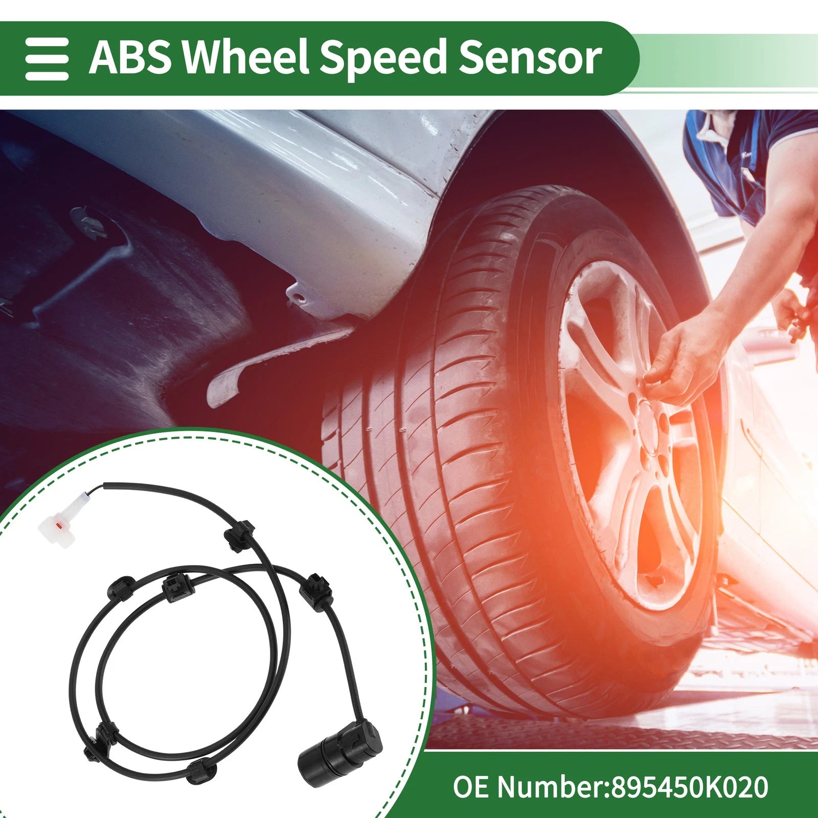 ABS Wheel Speed Sensor No. 895450K020 for Toyota Hilux Vigo (2005–2015)