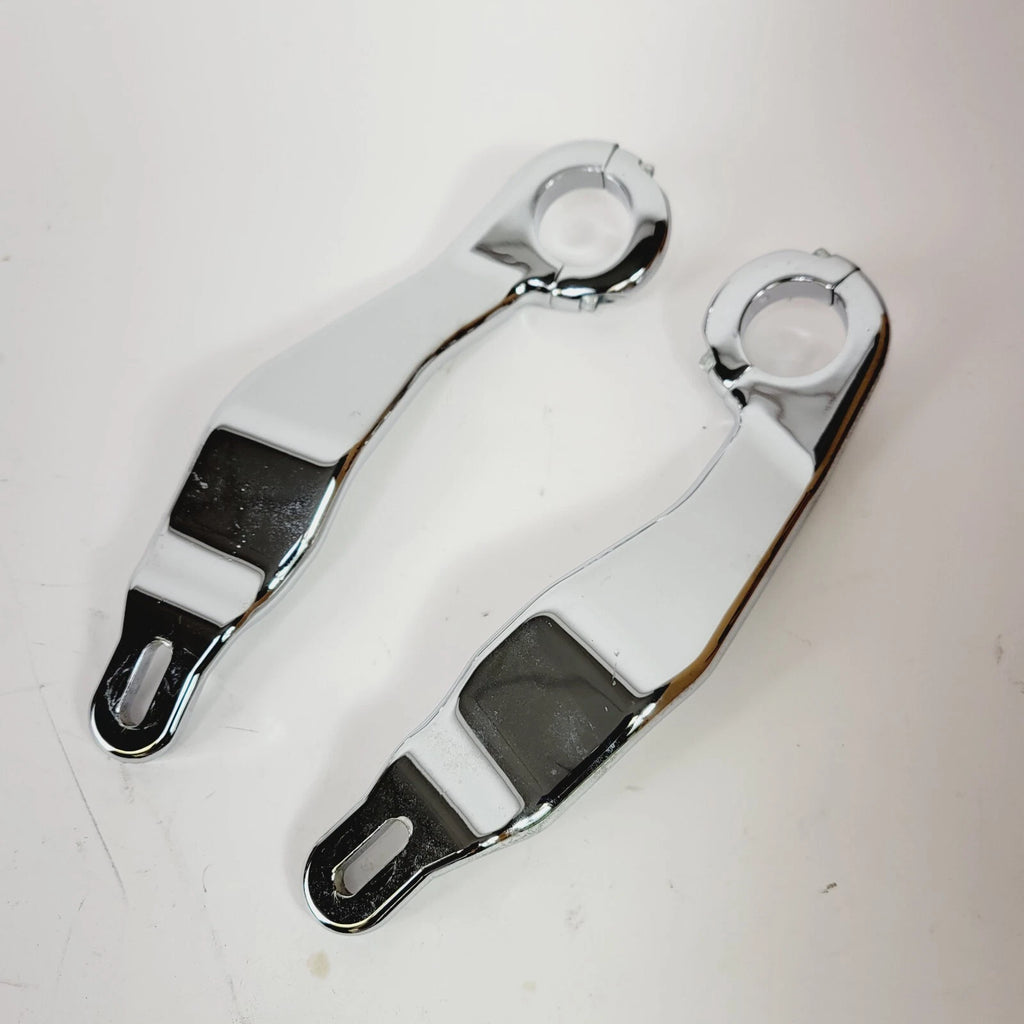 Set of 2 Fairing Support Brackets for Harley Davidson Touring Road Glide (2015–2023) Chrome