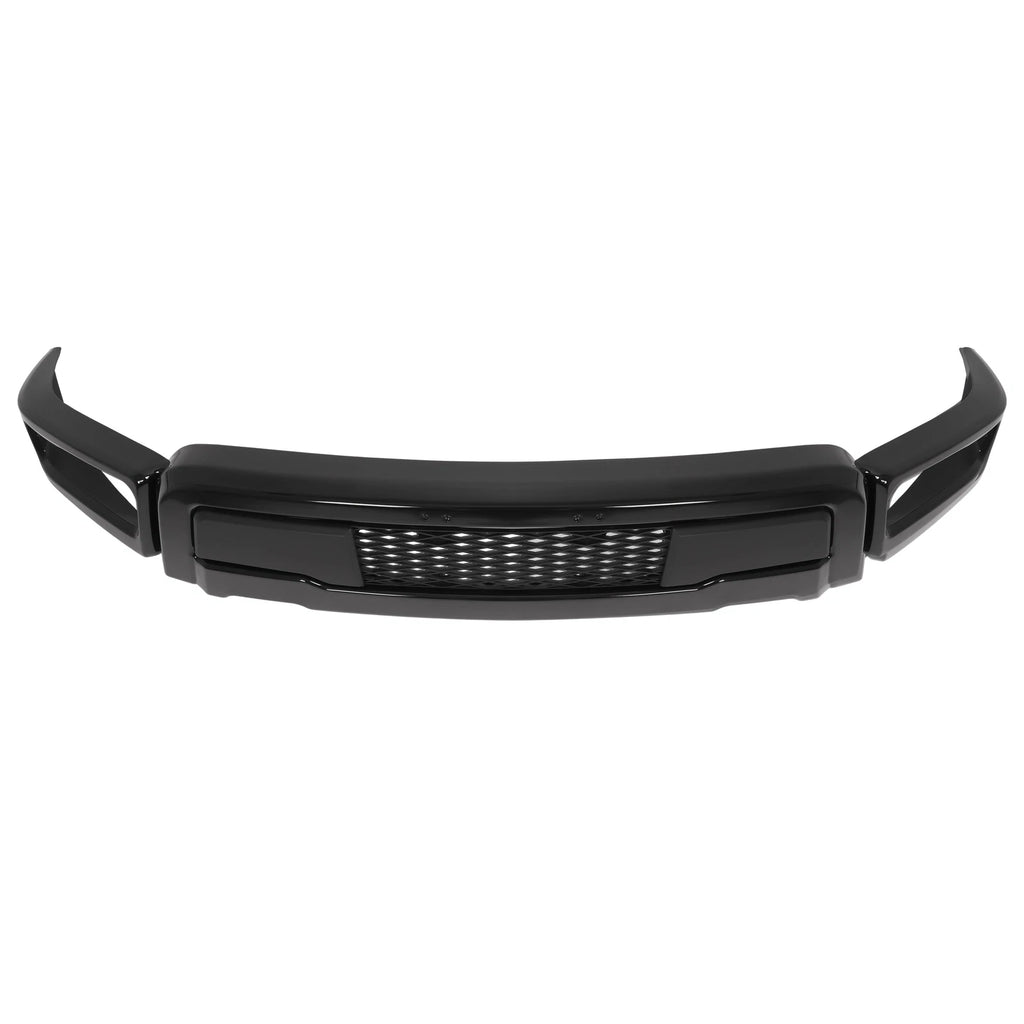 Steel Black Front Bumper Raptor Style for Ford F150 (2021–2024)