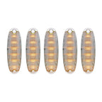 Amber LED Clear Lens Cab Marker Lights for Freightliner Cascadia (2008–2017)