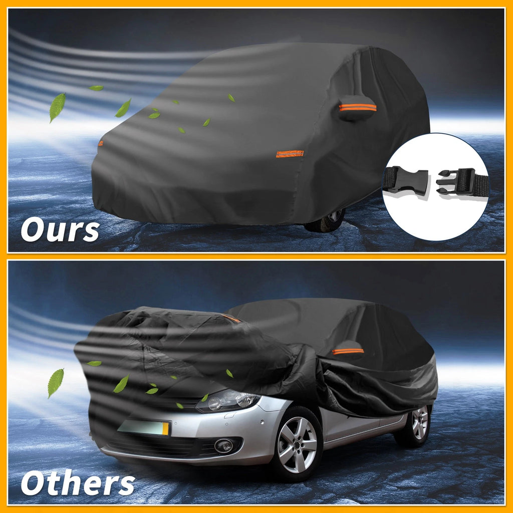 Car Cover Waterproof All Weather for Volkswagen Golf (2003–2022) 210D-PU