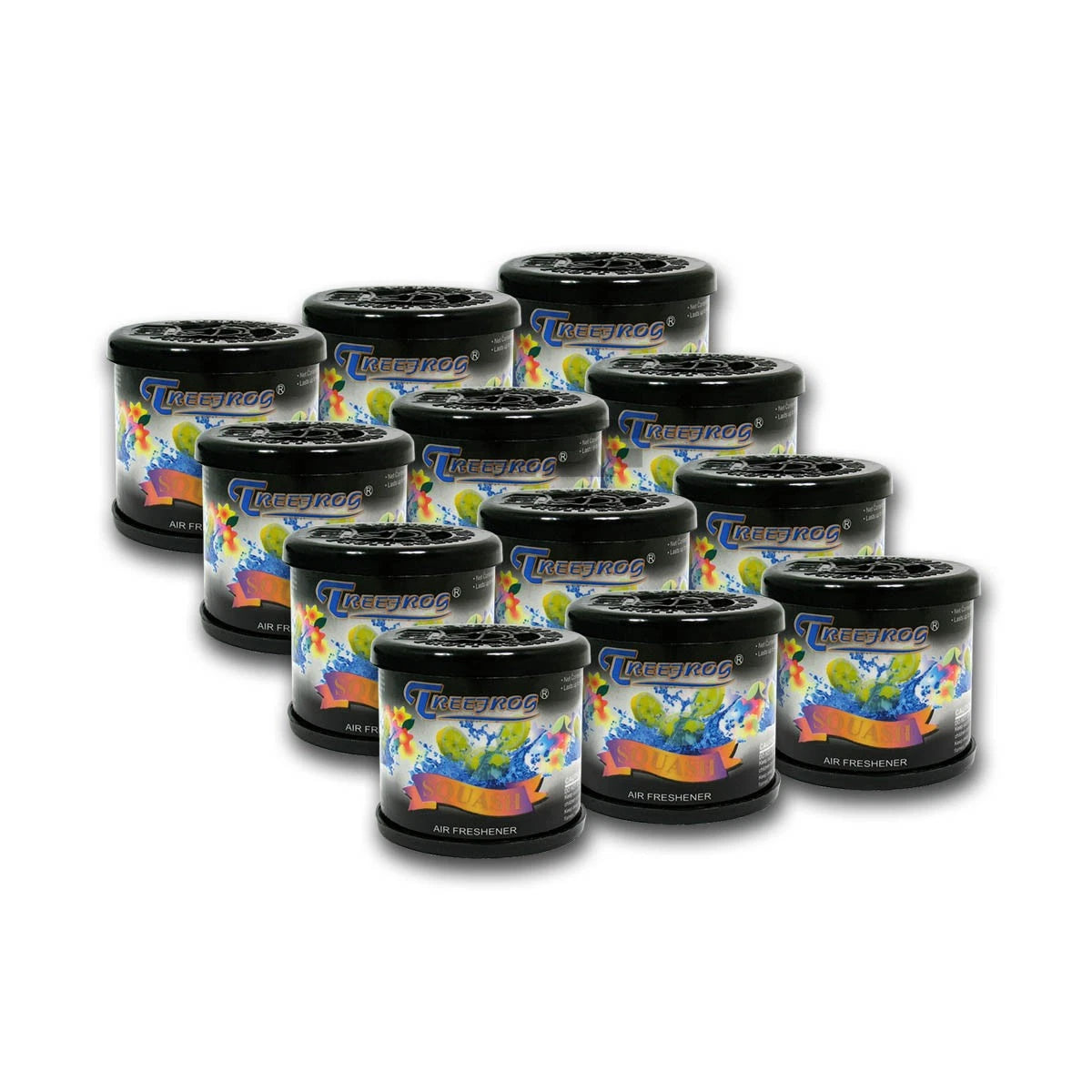 2.8oz Gel Air Freshener for Car/Truck/Office - Treefrog Squash Scent