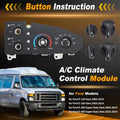 AC Heater Climate Control Module Panel 5C2Z19980BA for Ford E150 E250 (2005–2014)