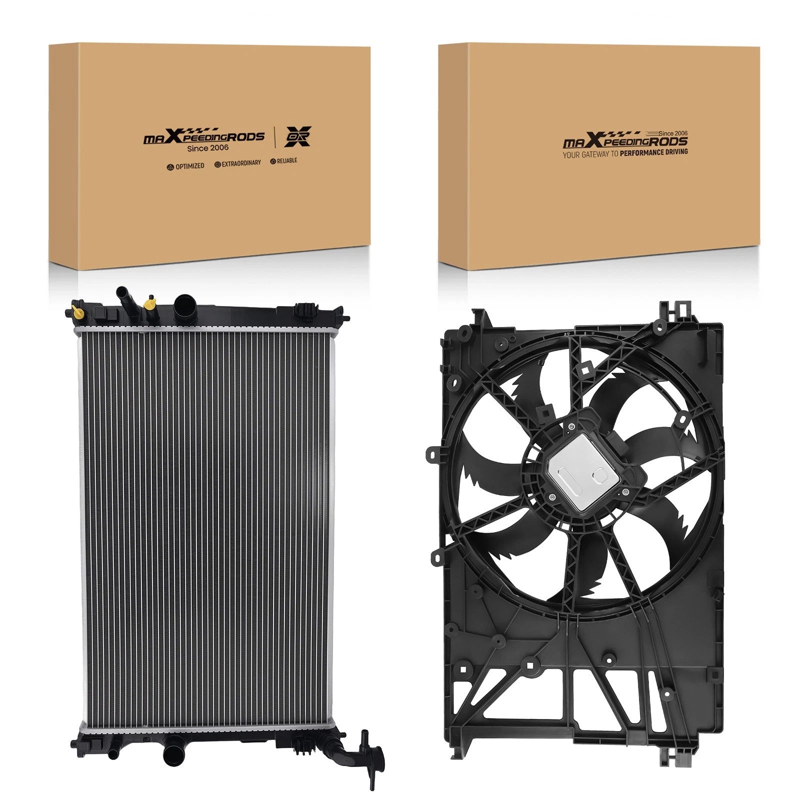 Radiator & Cooling Fan Assembly for Toyota Camry 2.5L (2018–2024) / RAV4 (2019–2021)
