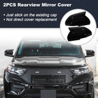 2PCS Ox Horn Rear View Mirror Cover for Ford Explorer (2020–2024)
