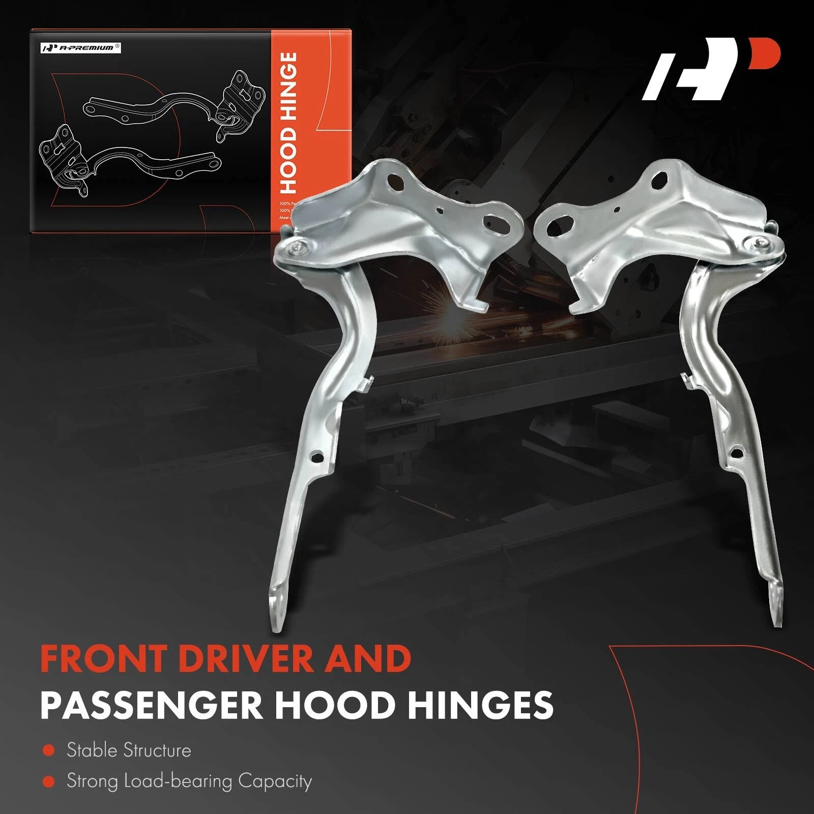 Front Hood Hinge Pair for Toyota Avalon (2000–2004)