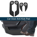 Car Door Anti Kick Pad Sticker Protector for Honda CR-V 2007-2011 Black 1 Set