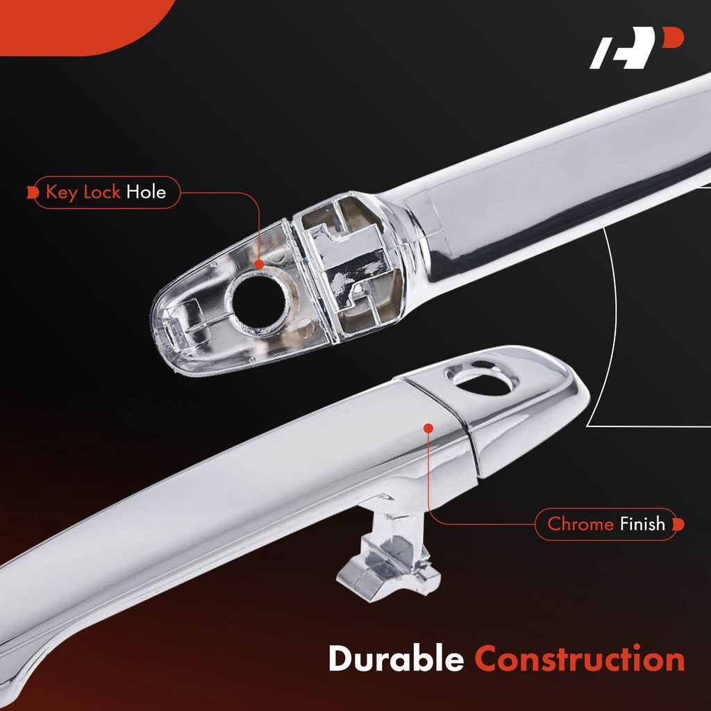 Front Driver Chrome Exterior Door Handle for Toyota Tacoma (2005–2015)