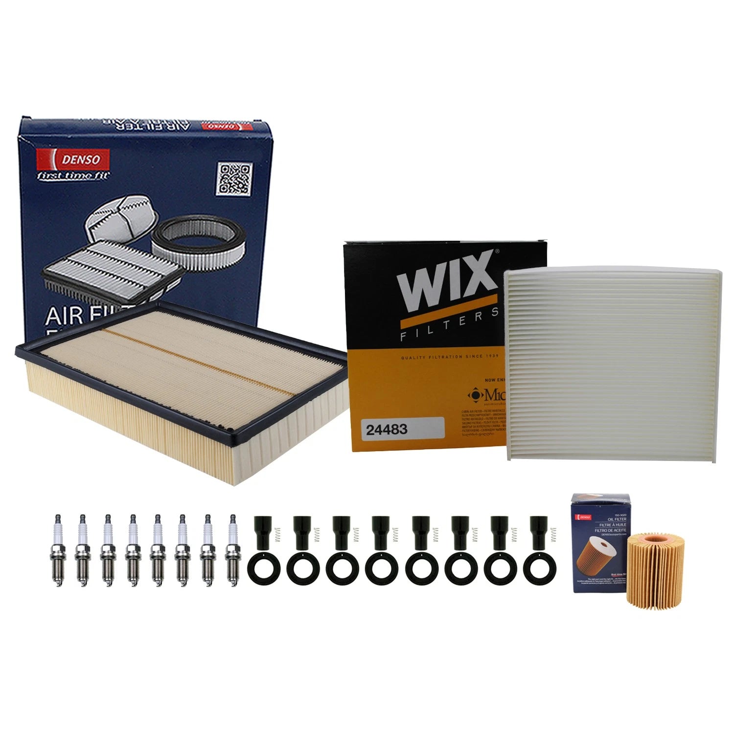 Tune Up Kit with NGK 8 Spark Plugs & Boots for Lexus GX460 (2010–2023)