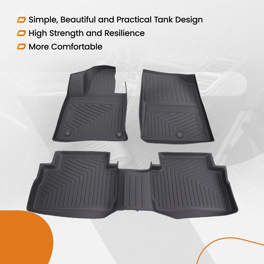 Floor Mats Liner for Hyundai Santa Fe (2021–2023) Waterproof