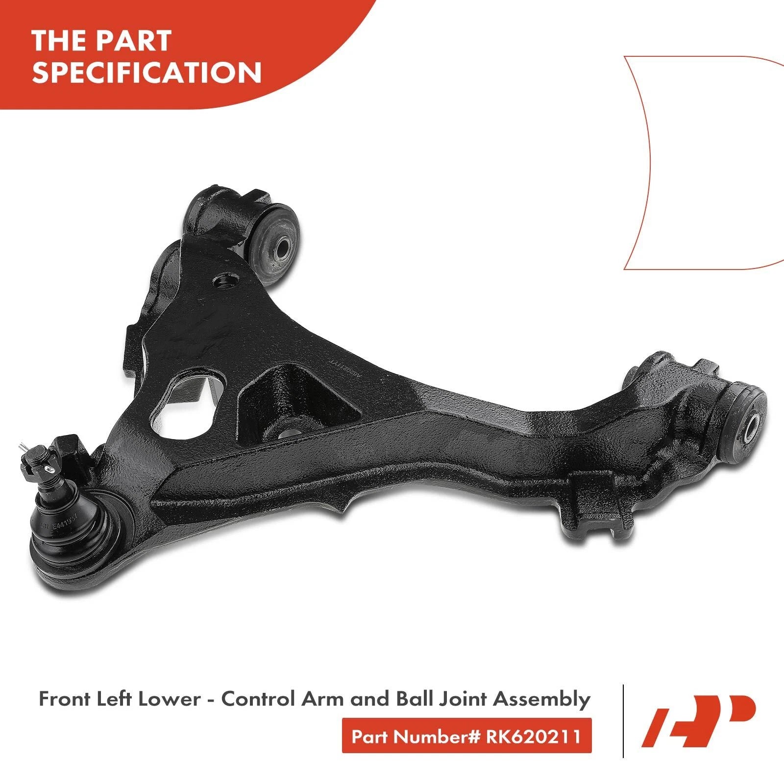 Front Left Lower Control Arm with Ball Joint for Ford Expedition (1997-2023)