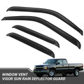 Acrylic Window Visor Sun Rain Deflector Guard for Chevy GMC Extended (1999–2006)