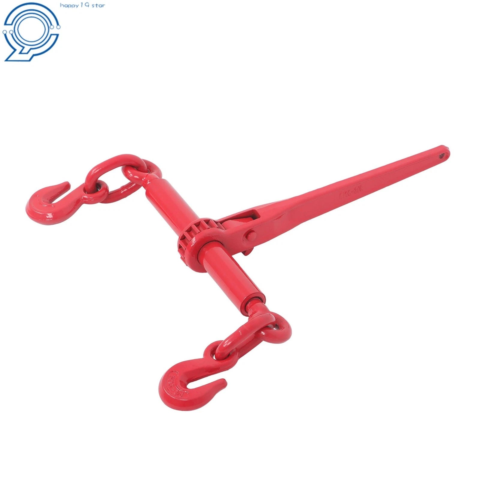 2X Chain Load Binder Ratchet 5/16"-3/8" 5400 Lbs WLL with Chain Hook