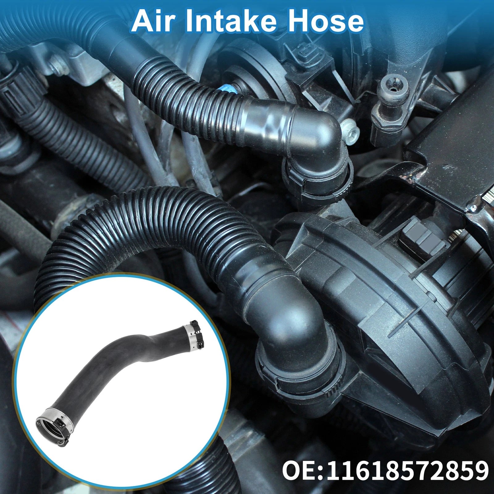 Engine Air Intake Hose for BMW 7 Series G11 G12 725d (2016–2019) No. 11618572859