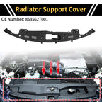 Radiator Support Cover for Kia Optima (2011–2015) No. 863562T001 ABS Black
