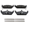 Set of 4 Akebono ProACT Rear Ceramic Disc Brake Pads for Ford F-150, Lincoln Mark LT (2004–2008)