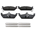 Set of 4 Akebono ProACT Rear Ceramic Disc Brake Pads for Ford F-150, Lincoln Mark LT (2004–2008)