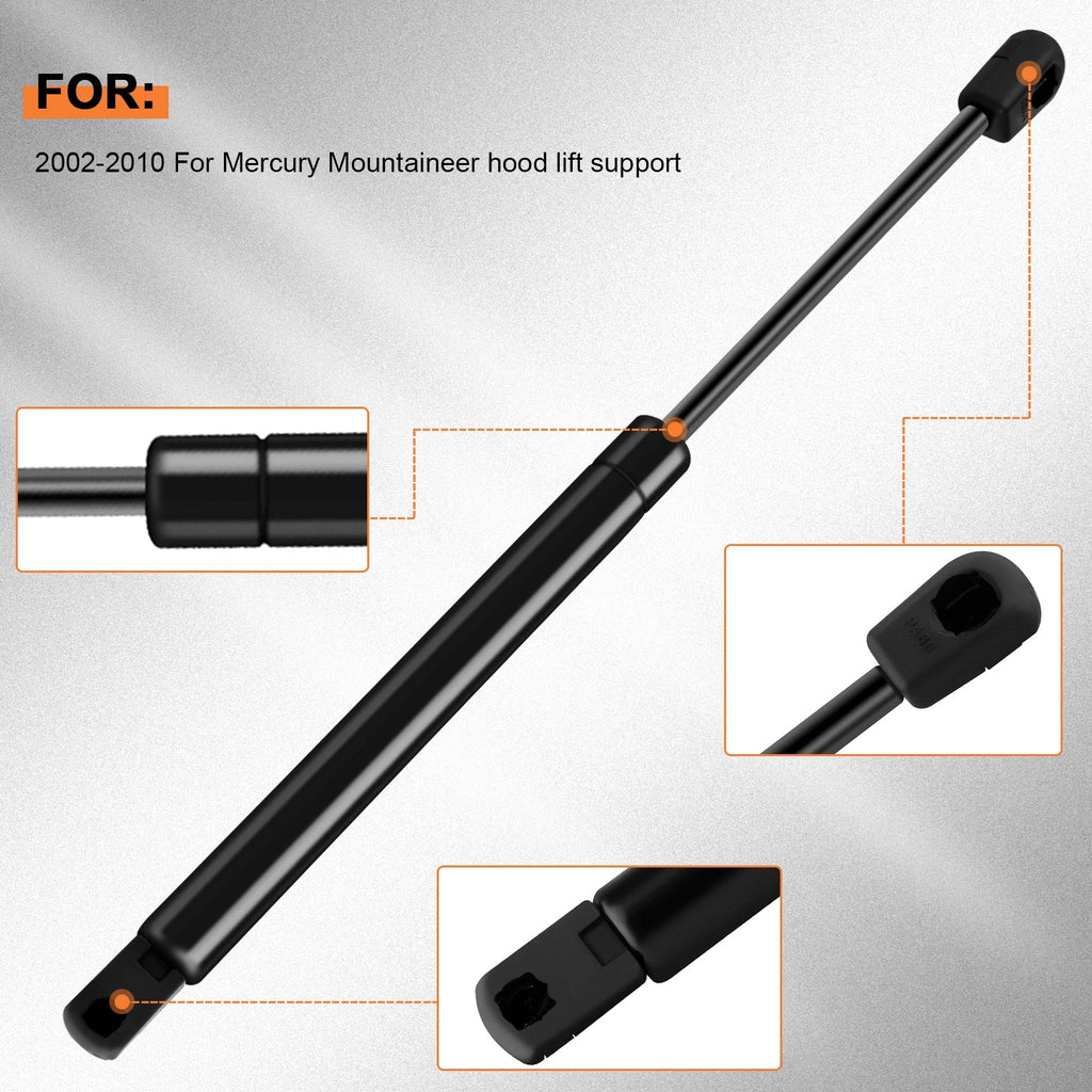 2X Front Hood Lift Supports for Mercury Mountaineer (2002–2010)