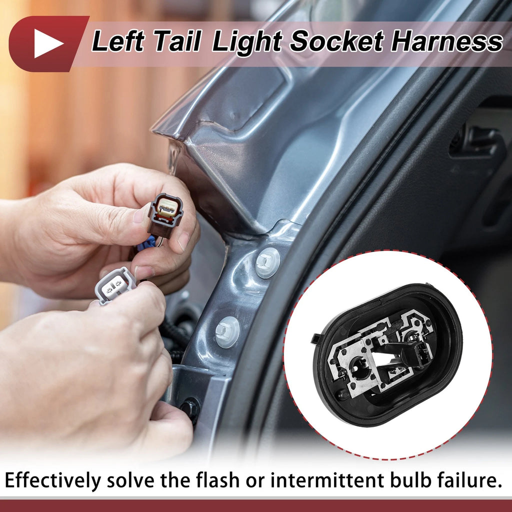 Left Tail Light Socket Wiring for Volkswagen Tiguan 5N (2008–2017)