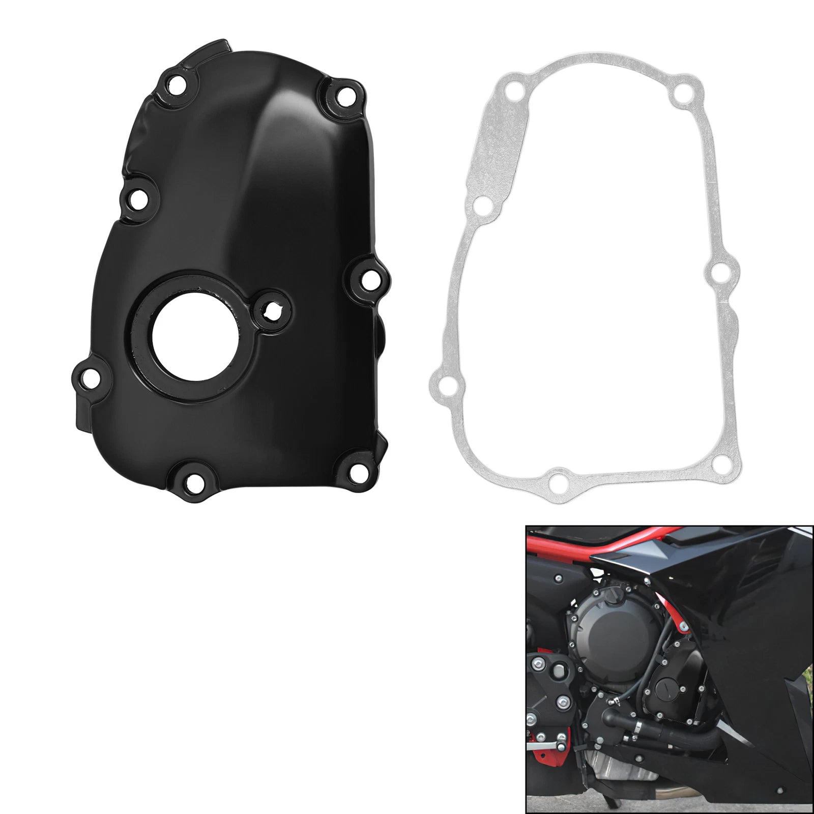 Right Engine Oil Pump Cover for Yamaha FZ6R (2009–2017) 16 15 14 13
