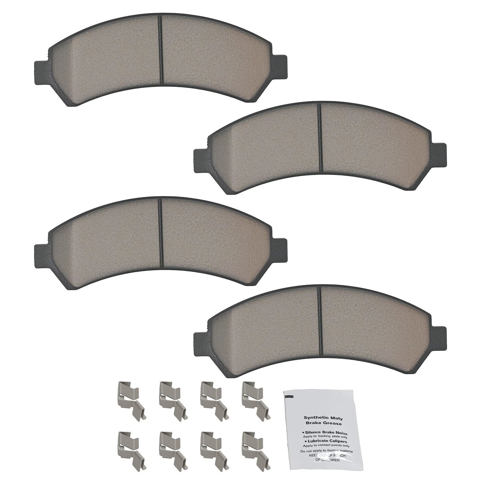 Front Ceramic Brake Pads Kit for Chevrolet Blazer S10 GMC Jimmy Sonoma (1997–2005)