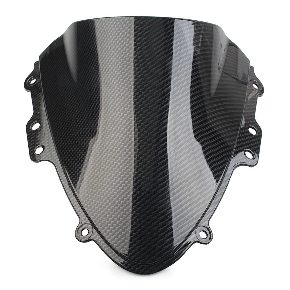 Black Carbon Fiber ABS Windshield Shield for Suzuki GSXR600 GSXR750 (2004–2005)