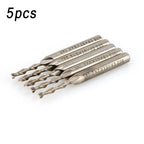 5pcs Set End Mills CNC Bit Extension 2 Flutes HSSAL for Milling Cutting