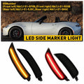 LED Side Marker Lights for Mazda Miata MX-5 (2016–2022) Smoked Lens