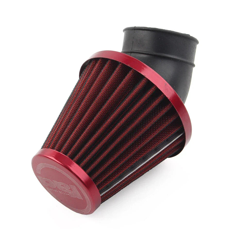 42mm Air Intake Filter Cleaner for Motorcycle - Stainless Steel