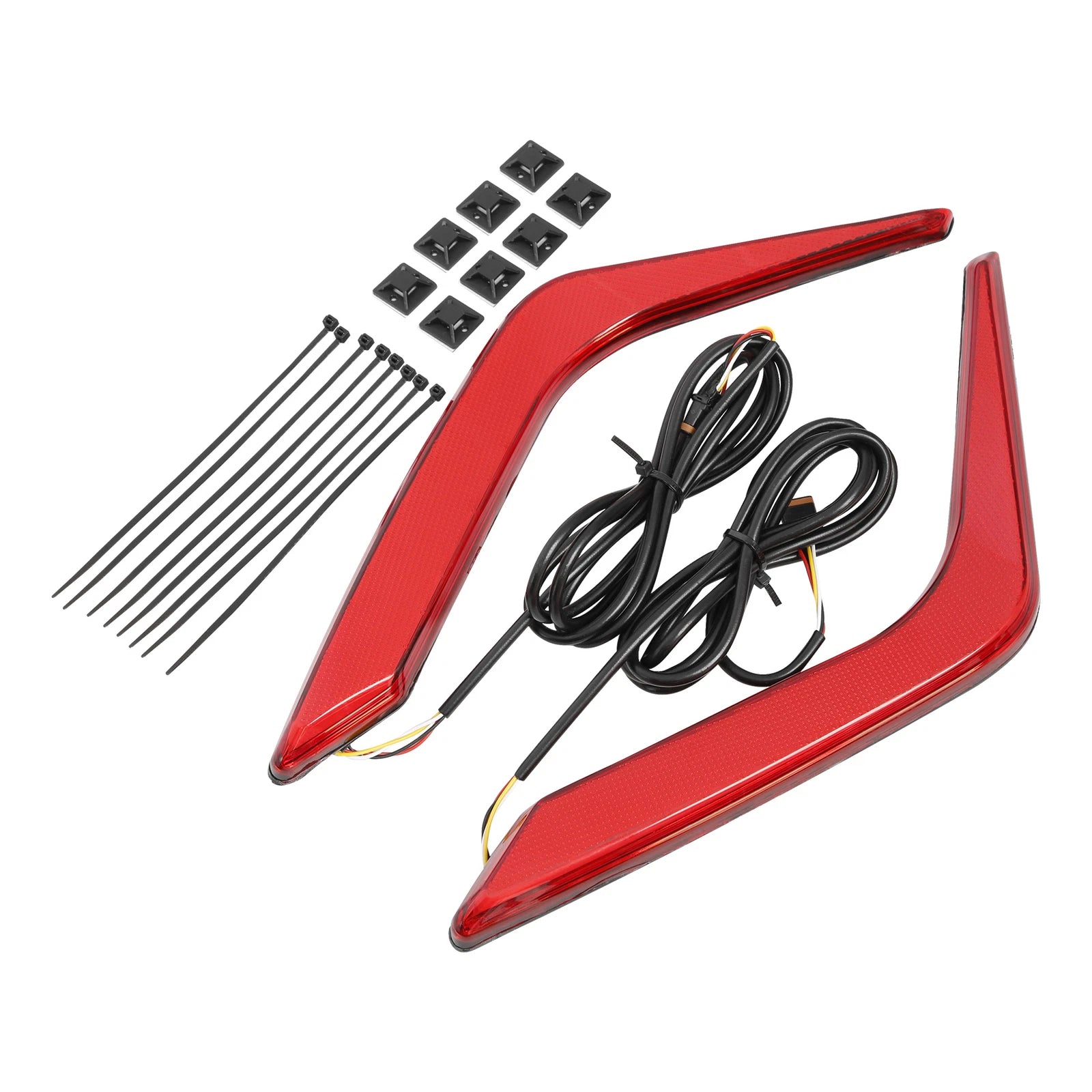 Rear Saddlebag Turn Brake Light Accents for Honda Goldwing GL1800 (2018–2024)
