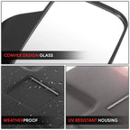Universal UTV Side View Mirrors for Roll Cage Bar Mount (1.75" 2")