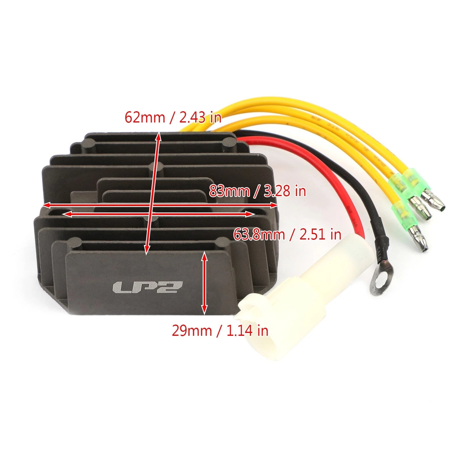 Voltage Regulator for Tohatsu Outboard (3T5-76060-0, 3Z5-76060-1, 3Z5-76060-2)