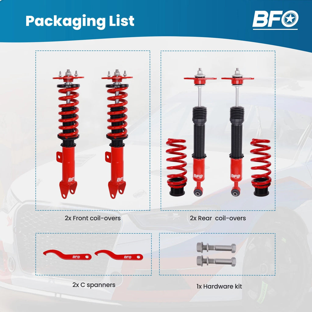 Coilovers Suspension Kit for Dodge Charger (2008–2010) Adjustable Height